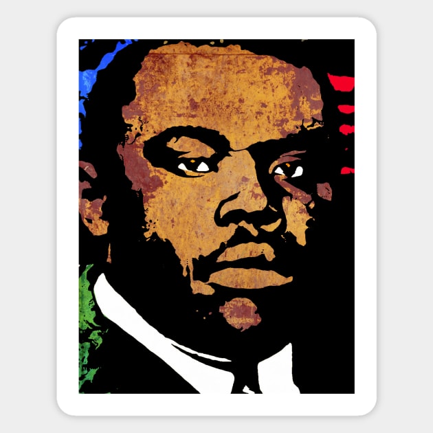 Marcus Garvey-2 Sticker by truthtopower